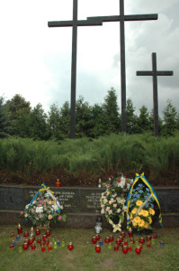 Могила убитих поляків у Павлівці на Волині. Фото Ярослава Присташа