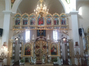 Іконостас у церкві в Глибокій, збудований лемками з Бонарівки. Фото автора статті