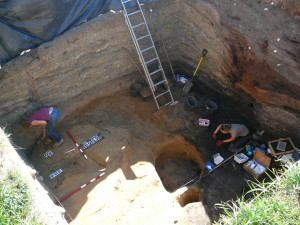 Розкопки в Суражі на останньому етапі, 2013 р. Фото авторки статті