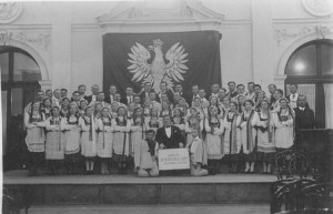 Лемківський хор з Криниці на «Святі гір»,  Закопане, 1936 рік.