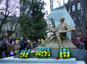Пам’ятник Михайлові Вербицькому у Львові. Фото авторки статті