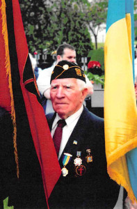 Максим Вовк на святі канадських ветеранів. Знімок із приватного архіву