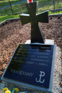 Замінена таблиця на одній з могил на пикулицькому цвинтарі. Фото Ігоря Горківа