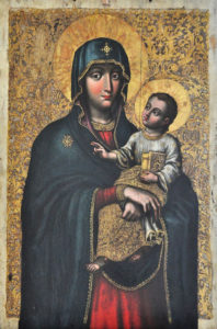 <strong>Ікона Богородиці з дитям з іконостасу церкви Загорівського</strong>